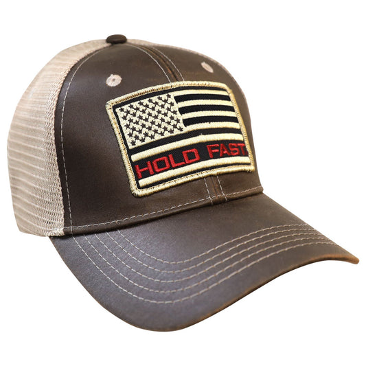 Dim Gray Hold Fast Cap - Flag Red & Tan