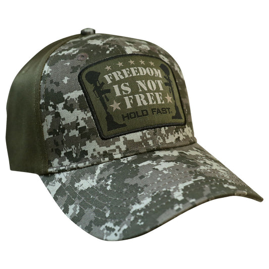 Dark Slate Gray Hold Fast Cap - Freedom Is Not Free