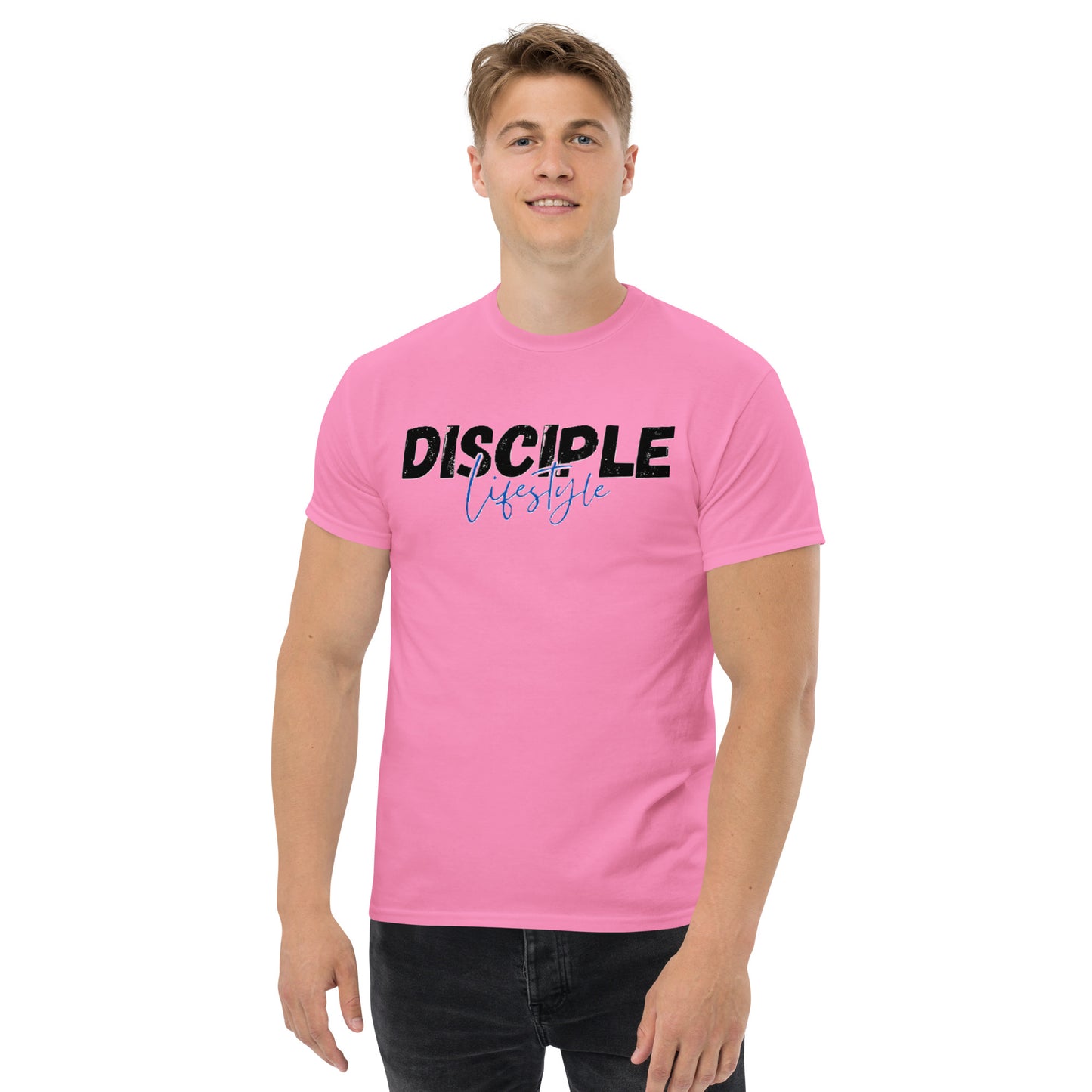 Pale Violet Red Disciple LIfestyle Men's Classic Tee