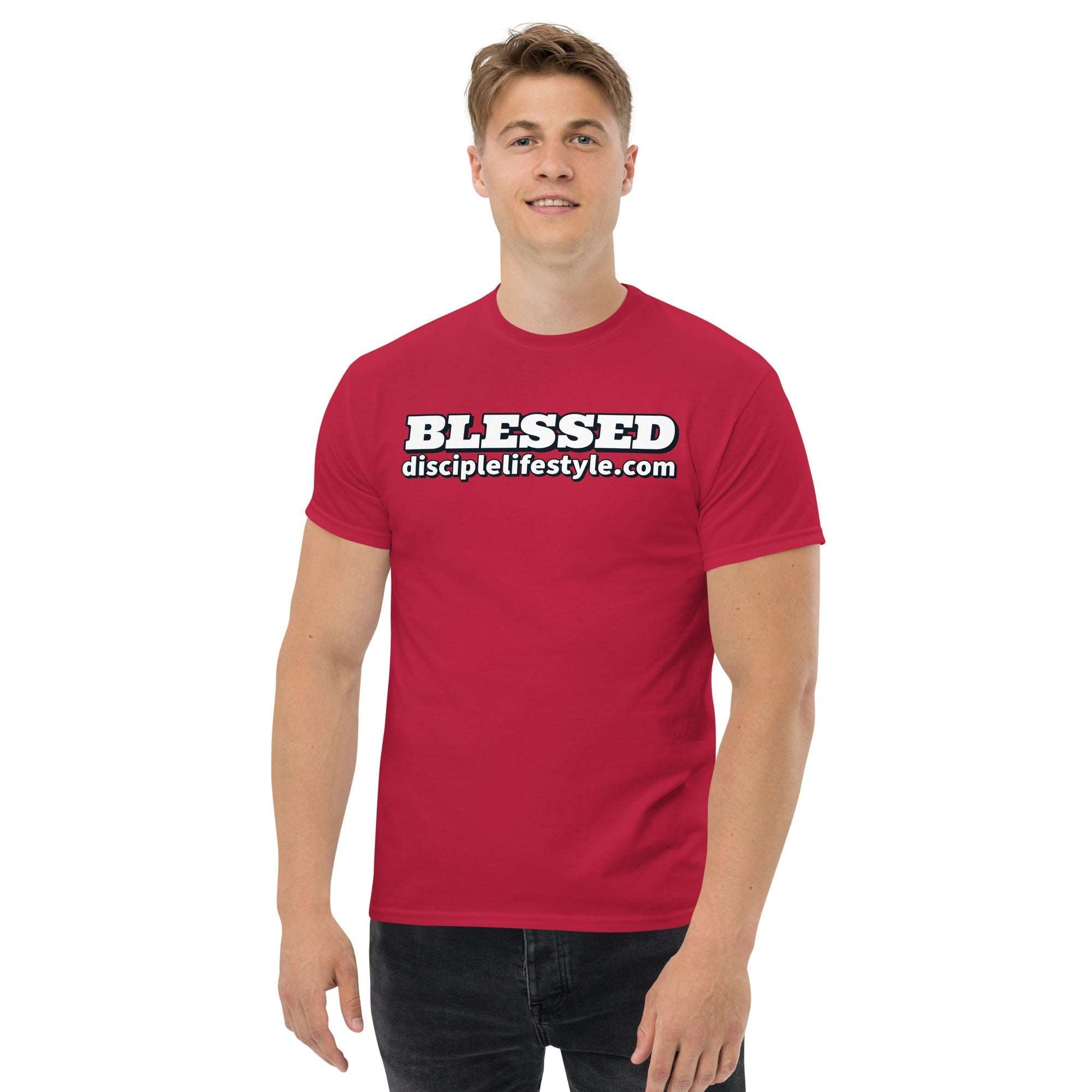 Maroon Blessed Men's Classic Tee